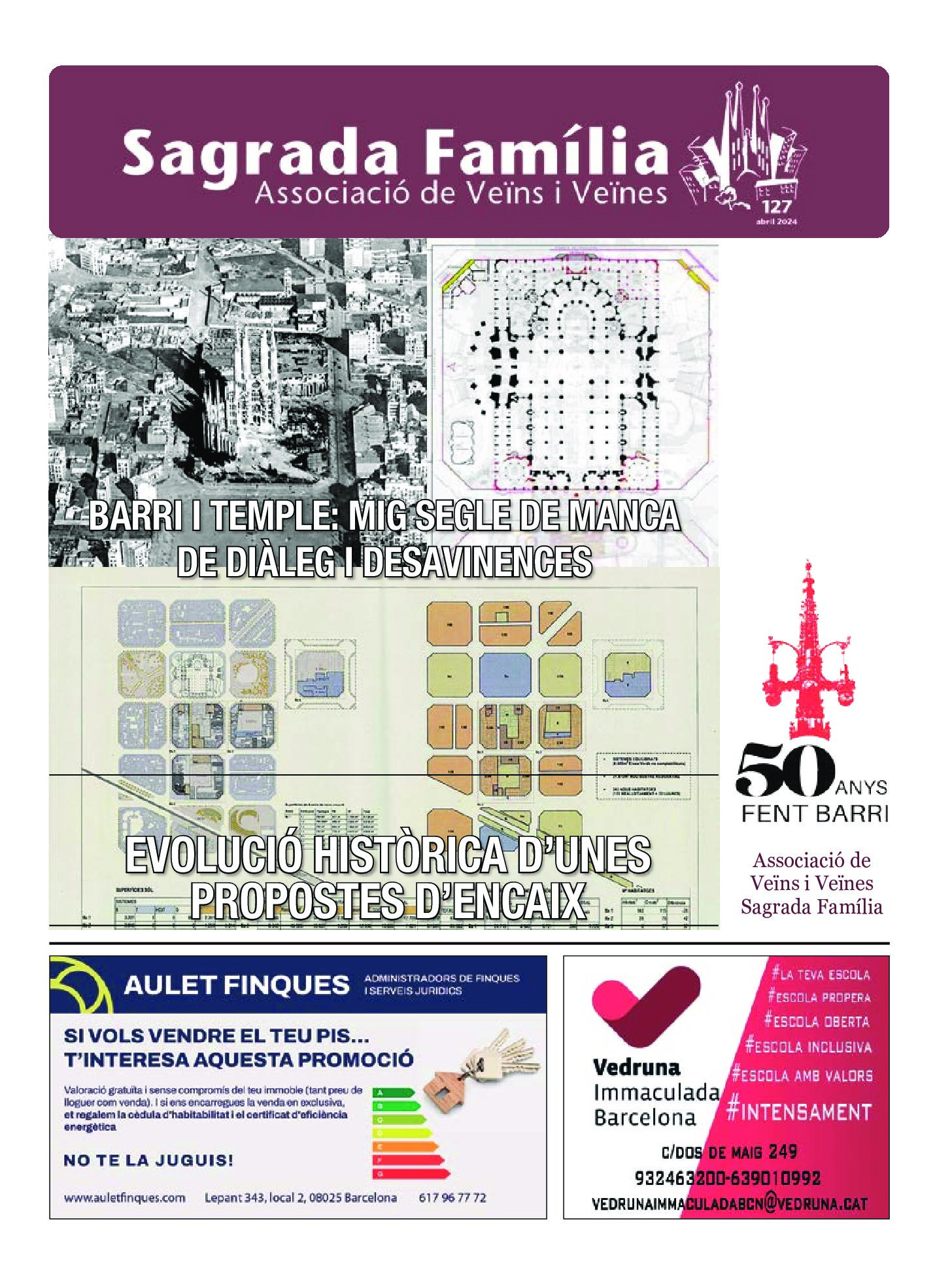 2024 ABRIL NÚM.127 – Associació de Veïns SAGRADA FAMÍLIA