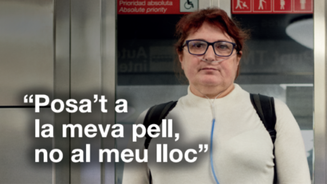 campanya Posa't a la meva pell transport públic Barcelona