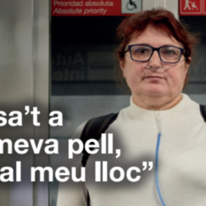 campanya Posa't a la meva pell transport públic Barcelona