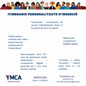 Programes d'orientació laboral YMCA Barcelona 2025