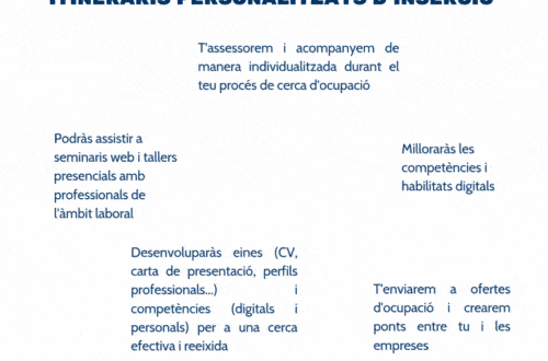 Programes d'orientació laboral YMCA Barcelona 2025